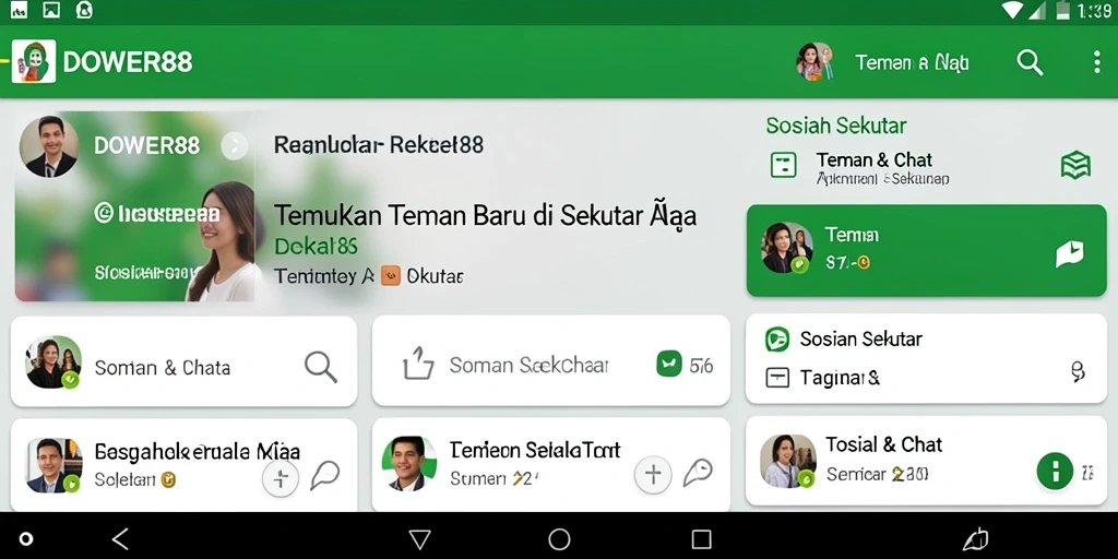 Tampilan antarmuka DOWER88 yang menarik dan ramah pengguna.