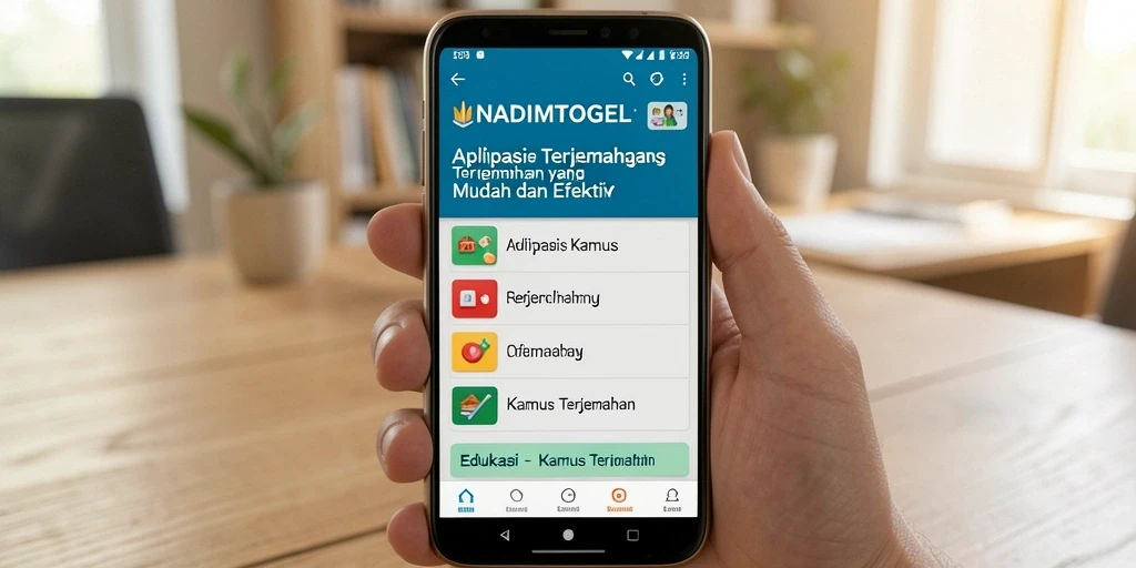 Tampilan antarmuka utama NADIMTOGEL yang sederhana dan fungsional.