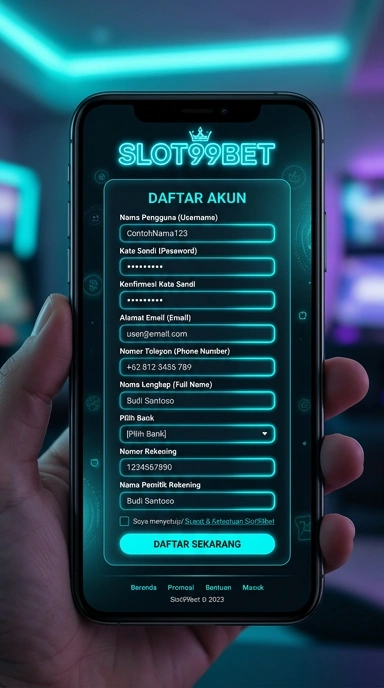 Panduan Registrasi Akun Baru Slot99bet
